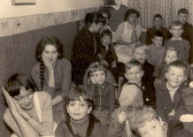 1958 Puppentheater im Kindergarten