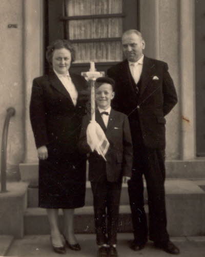 die Paten Angela Kaiser und Toni Mller