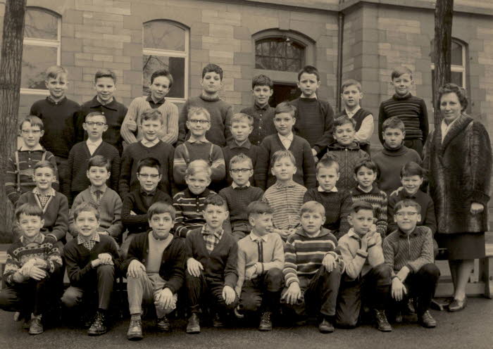 1963 Abschlussbild viertes Schuljahr