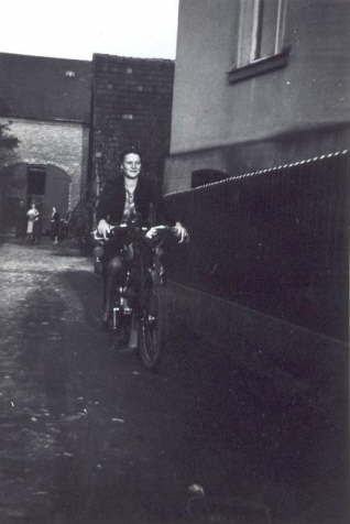 Blick auf das alte Haus